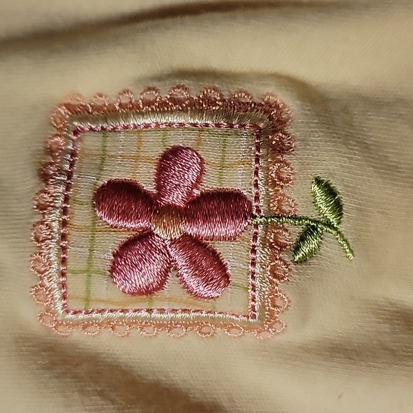 Infant Baby Carter's Soft Spring Dress Yellows Flowers Bees Plaid Snaps - Picture 5 of 5